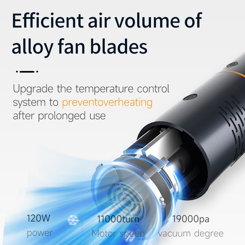 BAYU Wireless Handheld Car Vacuum Cleaner | 19500Pa Suction 60Min Runtime