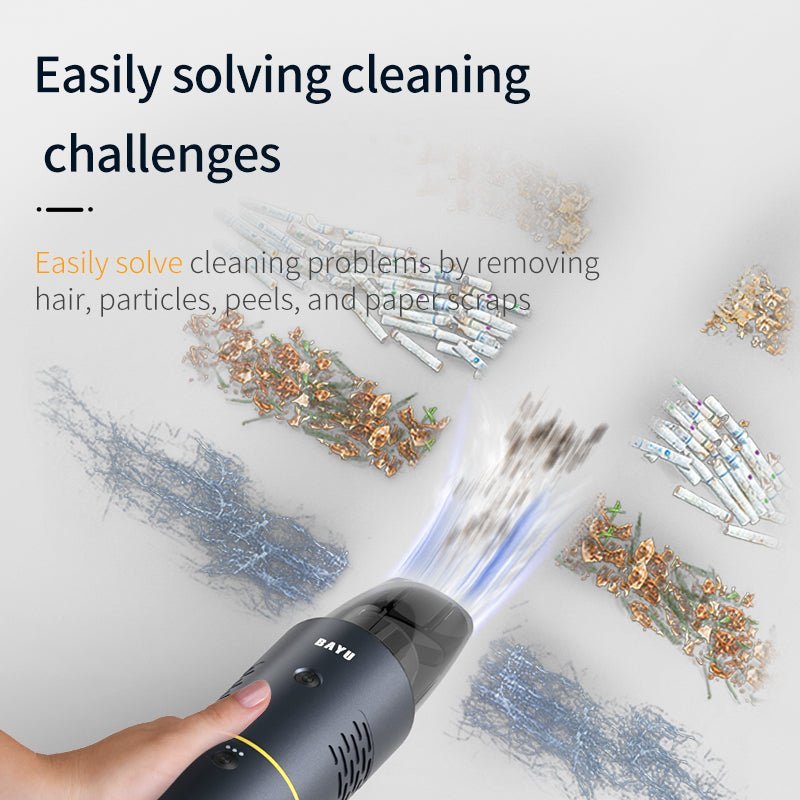 BAYU Wireless Handheld Car Vacuum Cleaner | 19500Pa Suction 60Min Runtime